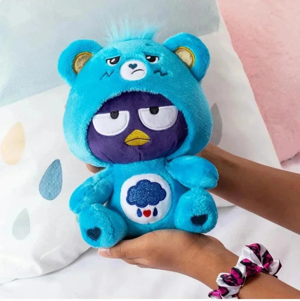 Care Bears - Badtz-Maru Dressed As Grumpy Bear 8" Fun-Size Plush, Blue - Soft, H